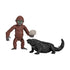 Godzilla x Kong New Empire 3.5" Suko with 5.5" Titanus Doug